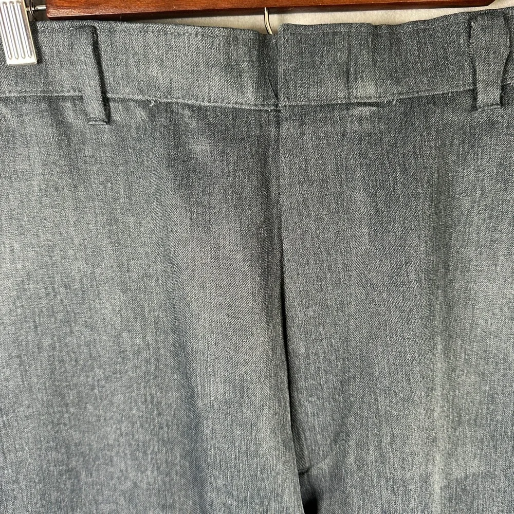VTG Levi Strauss Action Slacks Trousers Men 40x30 Grey Vintage Polyester 90s EUC